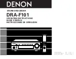 Denon D-F101S Operating Instructions Manual preview