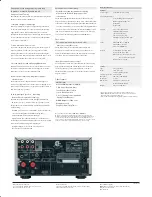 Предварительный просмотр 2 страницы Denon D RCD-M37 Brochure & Specs