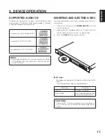 Предварительный просмотр 19 страницы Denon db-c640 Operating Instructions Manual