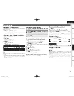 Предварительный просмотр 19 страницы Denon DCD-1510AE Owner'S Manual