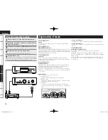 Предварительный просмотр 20 страницы Denon DCD-1510AE Owner'S Manual