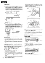 Предварительный просмотр 6 страницы Denon DCD-1560 Operating Instructions Manual