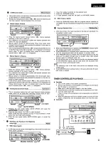 Предварительный просмотр 9 страницы Denon DCD-1560 Operating Instructions Manual