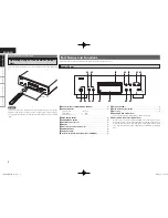 Предварительный просмотр 8 страницы Denon DCD-2010AE Owner'S Manual