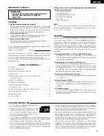 Предварительный просмотр 5 страницы Denon DCD-485 Operating Instructions Manual