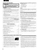 Предварительный просмотр 16 страницы Denon DCD-485 Operating Instructions Manual