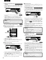 Предварительный просмотр 22 страницы Denon DCD-485 Operating Instructions Manual