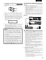 Предварительный просмотр 23 страницы Denon DCD-485 Operating Instructions Manual