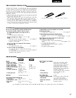 Предварительный просмотр 37 страницы Denon DCD-485 Operating Instructions Manual