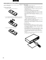 Предварительный просмотр 46 страницы Denon DCD-485 Operating Instructions Manual