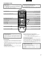 Предварительный просмотр 47 страницы Denon DCD-485 Operating Instructions Manual