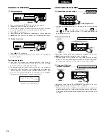 Предварительный просмотр 74 страницы Denon DCD-485 Operating Instructions Manual