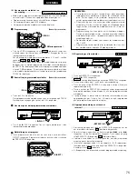 Предварительный просмотр 75 страницы Denon DCD-485 Operating Instructions Manual