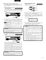 Предварительный просмотр 77 страницы Denon DCD-485 Operating Instructions Manual