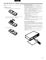 Предварительный просмотр 79 страницы Denon DCD-485 Operating Instructions Manual