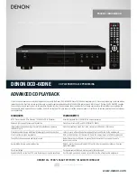 Preview for 8 page of Denon DCD-600NE Quick Start Manual