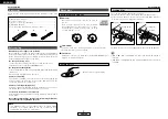 Предварительный просмотр 6 страницы Denon DCD-700AE Operating Instructions Manual