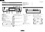 Предварительный просмотр 8 страницы Denon DCD-700AE Operating Instructions Manual