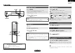 Предварительный просмотр 11 страницы Denon DCD-700AE Operating Instructions Manual