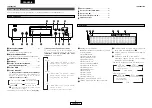 Предварительный просмотр 36 страницы Denon DCD-700AE Operating Instructions Manual