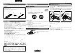 Предварительный просмотр 48 страницы Denon DCD-700AE Operating Instructions Manual