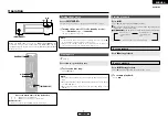 Предварительный просмотр 11 страницы Denon DCD-F102 Operating Instructions Manual