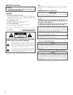 Предварительный просмотр 2 страницы Denon DCM-35 Operating Instructions Manual