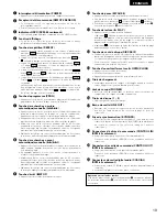 Предварительный просмотр 19 страницы Denon DCM-35 Operating Instructions Manual