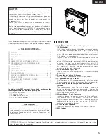 Предварительный просмотр 5 страницы Denon DCM 380 - CD / MP3 Changer Operating Instructions Manual