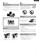 Предварительный просмотр 7 страницы Denon DCM 380 - CD / MP3 Changer Operating Instructions Manual