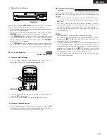 Предварительный просмотр 17 страницы Denon DCM 380 - CD / MP3 Changer Operating Instructions Manual