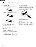 Предварительный просмотр 20 страницы Denon DCM 380 - CD / MP3 Changer Operating Instructions Manual