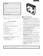 Предварительный просмотр 23 страницы Denon DCM 380 - CD / MP3 Changer Operating Instructions Manual