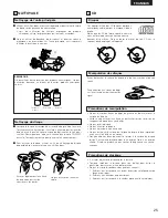 Предварительный просмотр 25 страницы Denon DCM 380 - CD / MP3 Changer Operating Instructions Manual