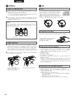 Предварительный просмотр 42 страницы Denon DCM 380 - CD / MP3 Changer Operating Instructions Manual