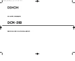 Denon DCM 390 - CD / MP3 Changer (Spanish) Instrucciones De Funcionamiento предпросмотр