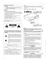 Предварительный просмотр 2 страницы Denon DCM-460 Operating Instructions Manual