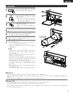 Предварительный просмотр 9 страницы Denon DCM-5000 Operating Instructions Manual