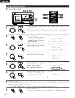 Предварительный просмотр 26 страницы Denon DCM-5000 Operating Instructions Manual