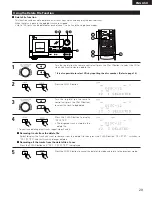 Предварительный просмотр 29 страницы Denon DCM-5000 Operating Instructions Manual