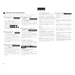 Предварительный просмотр 74 страницы Denon DCM280 - CD Changer Player Operating Instructions Manual