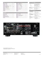 Предварительный просмотр 2 страницы Denon DHT-488XP Specification Sheet