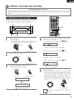 Preview for 29 page of Denon DHT-M330DV Operating Instructions Manual