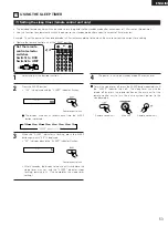 Preview for 53 page of Denon DHT-M330DV Operating Instructions Manual