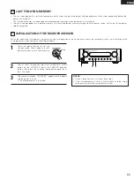 Preview for 55 page of Denon DHT-M330DV Operating Instructions Manual