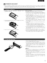 Preview for 73 page of Denon DHT-M330DV Operating Instructions Manual