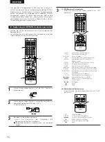 Preview for 74 page of Denon DHT-M330DV Operating Instructions Manual