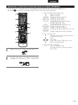 Preview for 179 page of Denon DHT-M330DV Operating Instructions Manual