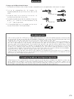 Preview for 279 page of Denon DHT-M330DV Operating Instructions Manual