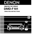 Denon DMD-F101 Operating Instructions Manual preview